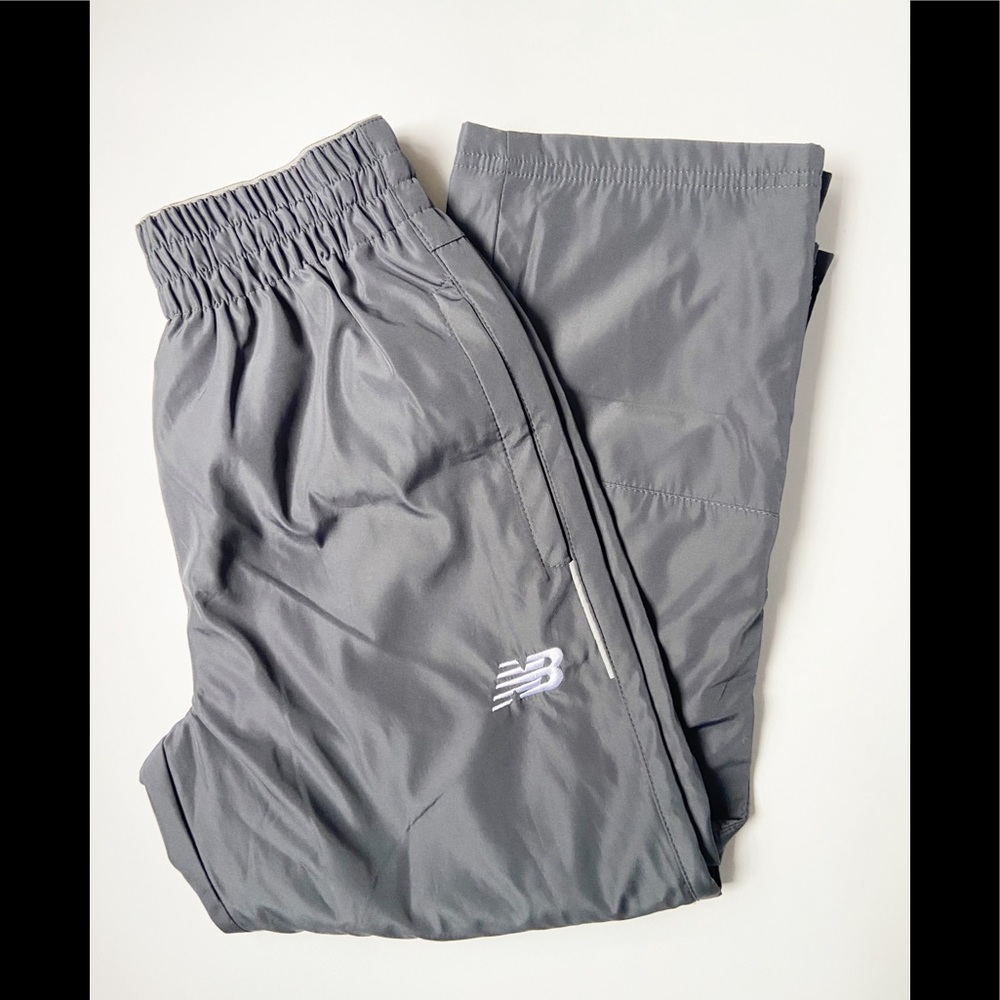 New Balance Gray Lined Warm Up Pants